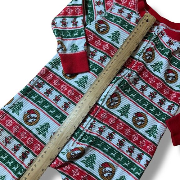 Buc-ees 2T One Piece Thermal Toddler Pajamas Christmas - Picture 8 of 10